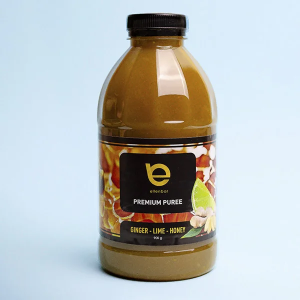 Пюре фруктове Ellenbar "Імбир-лайм-мед" 900г