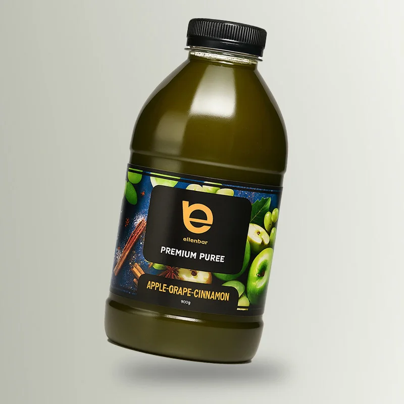 Пюре фруктове Ellenbar "Яблуко-Виноград-Кориця" 900г