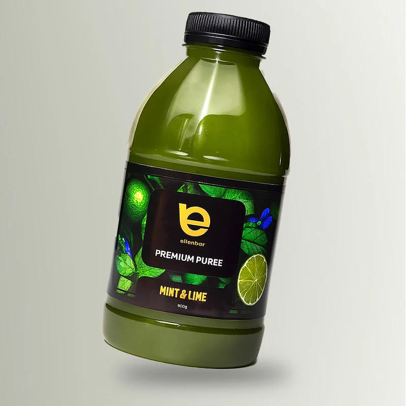 Пюре фруктове Ellenbar "Лайм-М'ята" 900г